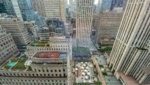 Stunning View of Rockefeller Plaza from Private Office Suite