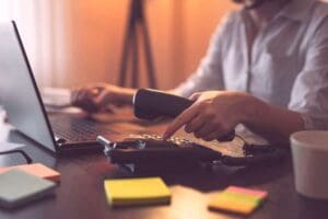 Business telephone number with 212 area code