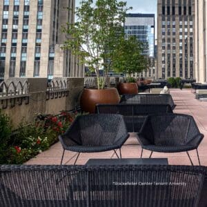 Coworking Space NYC Rooftop Lounge