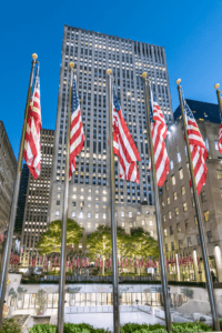 Rockefeller Center Ice Rink and 45 Rockefeller Plaza