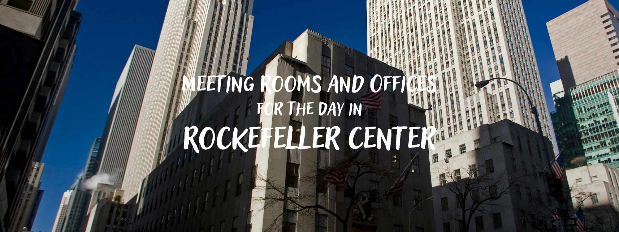 Can you rent meeting rooms and office space for the day in Rockefeller Center?